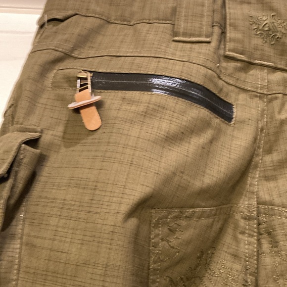 Boys Medium Olive Green Against the Grain Allyance Snow board pants - Picture 9 of 16